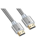 Buyer's Point Ultra High Speed HDMI 2.1 Cable Dynamic HDR 1.8M (6ft) 8K 120Hz, 48Gbps, Dolby Vision, eARC, Compatible with Apple TV, Nintendo Switch, Roku, Xbox, PS4, Projector Gray
