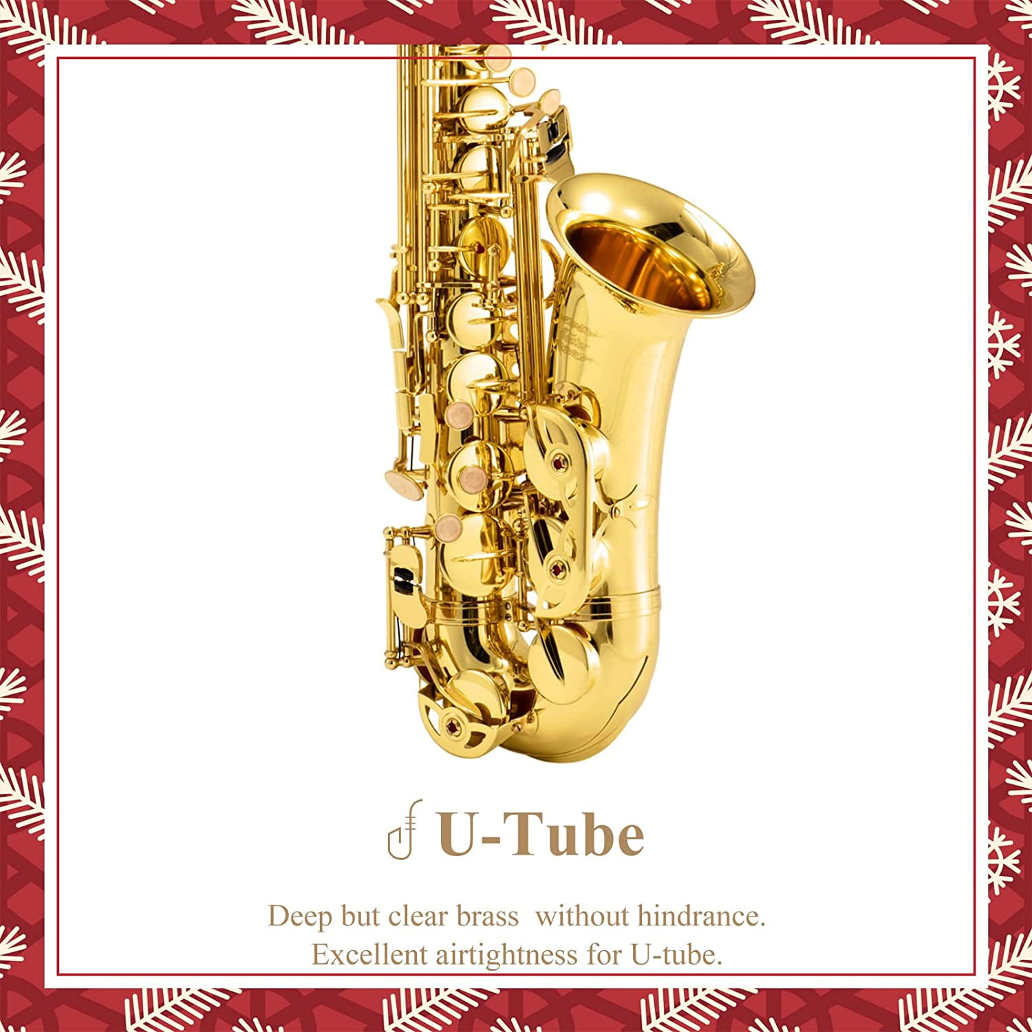 Eastar Sax Alto Saxophone Gold Lacquer Soccer Phone with Case Care