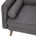 thumbnail image 3 of Flash Furniture Evie Living Room Loveseat, Stone Gray Fabric, 3 of 12