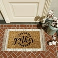 thumbnail image 4 of Barnyard Designs ‘Gather’ Doormat, Indoor/Outdoor Non-Slip Rug, Front Door Welcome Mat for Outside Porch Entrance, Home Entryway Farmhouse Decor, 30" x 17”, 4 of 8