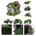 thumbnail image 4 of Fish Tank Decoration Accessories Moss Tree House Cave For Little Fish Vividly, 4 of 6
