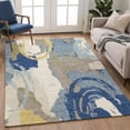 thumbnail image 6 of Addison Rugs Chantille Indoor/Outdoor Transitional Abstract Blue Machine Washable Rectangle Rug, 10' x 14', 6 of 8