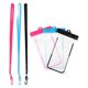 thumbnail image 1 of 3 Sets TPU Phone Case Pouch for Underwater Photography, Compact Durable Cellphone Dry Bag for Swimming and Beach Use – Black, Blue, Pink, 1 of 4