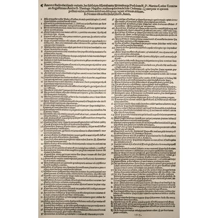 Martin luther 95 theses summary image