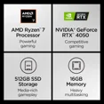 thumbnail image 2 of Laptop Lenovo LOQ 15.6" R7 RTX4050 16GB RAM 512GB SSD, 2 of 3