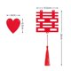 thumbnail image 3 of Romantic Wedding Decor Banner 1Pc Nonwovens Hanging Ornament For Engagements And Garden Parties, 3 of 3