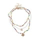 thumbnail image 5 of 3 Piezas Collares con Cuentas de Semillas, Collar Bohemio para Mujeres y niñas, Collar de Cuentas de Playa Ajustable Colorido, joyería de Cadena, 5 of 9