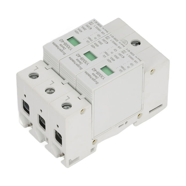 Surge Protective Device 35mm Rail Installation 40KA Voltage Surges Arrester Wide Application For Home ANGGREK Eléctricas