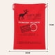 thumbnail image 4 of Venta al por mayor de sacos navideños de Papá Noel 2023 con cordón 50x70, saco rojo suave de Papá Noel para niños con cuerda, 4 of 4