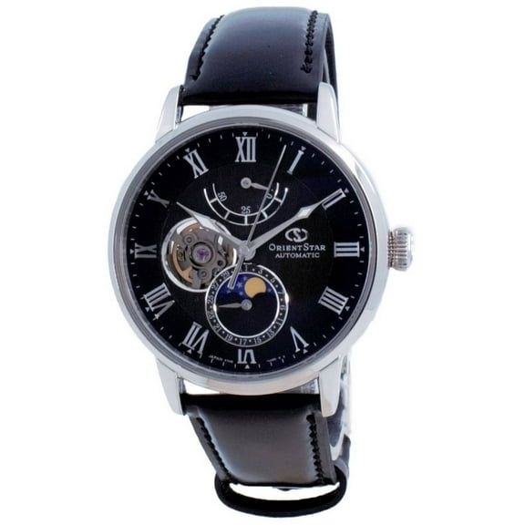 Orient Star Moon Phase Open Heart Automatic RE-AY0107N00B Men's Watch