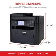Canon imageCLASS MF275dw - All in One, Wireless, Duplex Laser Printer, Monochrome