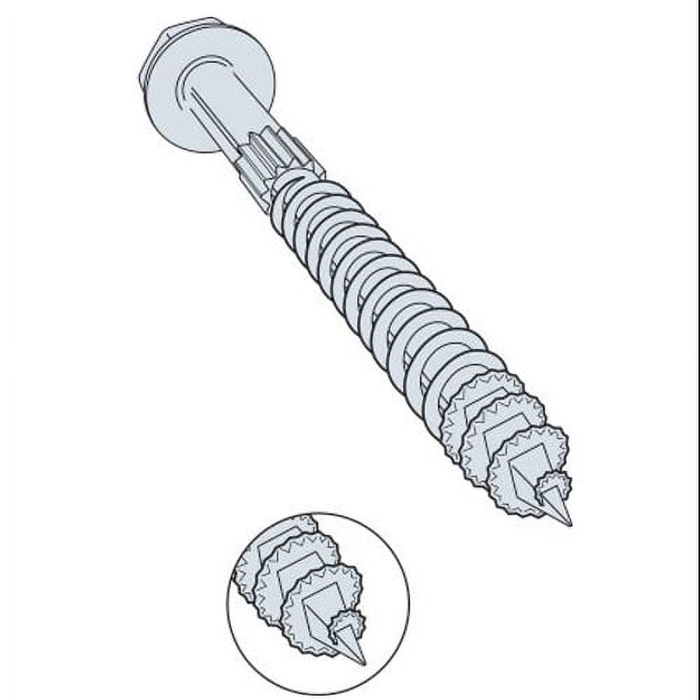 1/4 x 5 Simpson Strong-Drive® SDS Heavy-Duty Connector Screw Double-Barrier Coating - Pack (25)