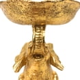 thumbnail image 3 of Portaincienso de Elefante Dorado CREACIONES DEKORA 15cm, 3 of 5