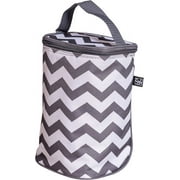 J.L. Childress TwoCOOL Double Bottle Cooler-Breastmilk and Baby Bottle Bag with Ice Pack.