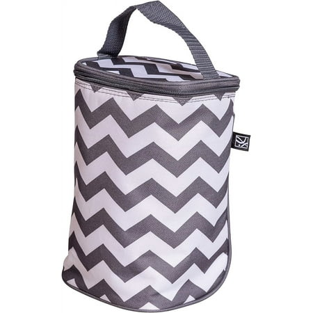 J.L. Childress TwoCOOL Double Bottle Cooler-Breastmilk and Baby Bottle Bag with Ice Pack.
