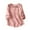 Pink, variant on Bohemian Style Tunic for Seniors Boho Peasant Linen Floral Shirt Embroidered Trendy Cute Blouses Ruffle Long Sleeve Clothes Casual V-Neck Loose Fitting Gauze Tops Party for Older Women