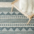 thumbnail image 6 of SAFAVIEH Natura Carly Geometric Runner Rug, Dark Green/Ivory, 2'3" x 8', 6 of 8
