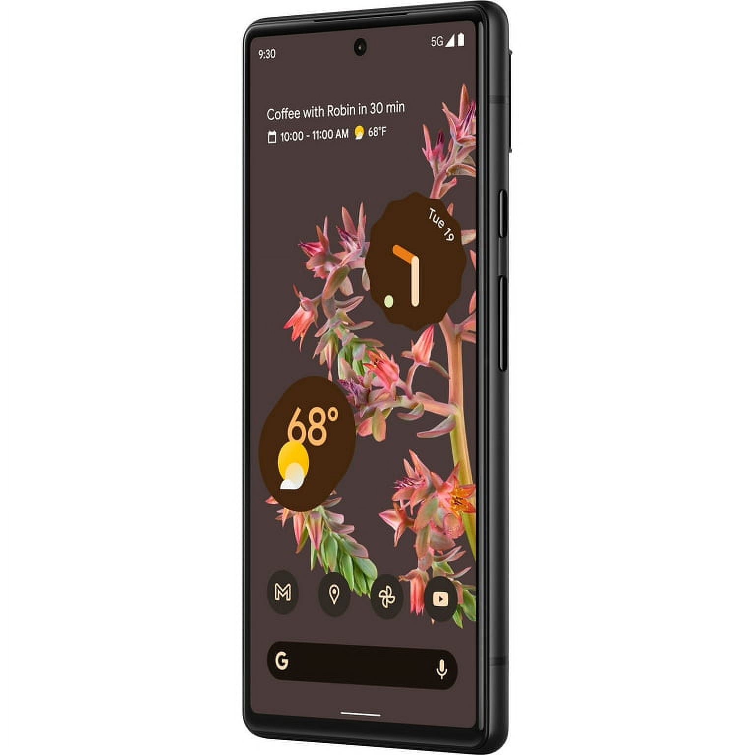 Restored Google Pixel 6 128GB Fully Unlocked Phone Stormy Black (Remote Managed Bypassed) (Refurbished)