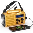 thumbnail image 1 of Radio meteorológica de emergencia PPLEE, 5 vías, solar AM/FM/SW/NOAA, 1 of 8