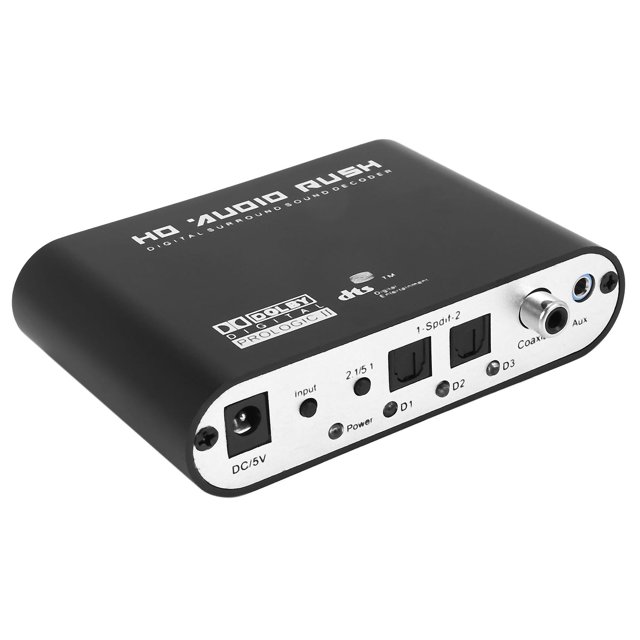 5,1 Ch Audio Decoder Spdif Coaxial To Rca Dts Ac3 Digital For Ps3 Afortunado Sencillez
