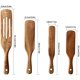 thumbnail image 3 of Juego De Utensilios De Cocina De Madera De Teca Natural Herramientas De Cocina Utensilios De Cocina De Madera Duraderos Multifuncionales Moyic HA034454-00, 3 of 6