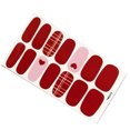 thumbnail image 1 of Qarigey Pegatinas para decoración de uñas, envolturas autoadhesivas para uñas con correa, pegamento, puntas de tira de esmalte, decoración Juegos de manicura YMX219, 1 of 6