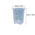 thumbnail image 3 of Orchid Planter Pot, Clear Orchid Pots with Drainage Holes, Orchid Pot for Repotting, Root Ventilation Pot, 7X7 Inch Semi-Transparent Lightweight Slotted Plastic Plant Pot with, 3 of 5