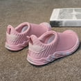 thumbnail image 4 of PMVFHDE Espadrilles pour Enfants Filles Espadrilles Respirantes en Maille Décontractées Roses, 5 Ans, 4 of 5