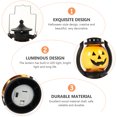 thumbnail image 2 of 2Pcs Pumpkin Lights Halloween Handheld Lantern Halloween Decoration for Kids, 2 of 8