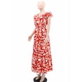 thumbnail image 4 of 2024 verano otoño manga corta elegante bohemio vestido largo mujer ropa casual fiesta trabajo noche oficina dama vestidos de línea a, 4 of 4