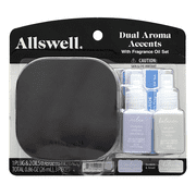 Allswell Dual Plug-In Fragrance Warmer Set with 2 Oils, Relax & Balance