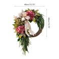 thumbnail image 4 of Transemion Simulation Wreath Hanging Garland Outside Flower Garlands Front Garden, 4 of 6