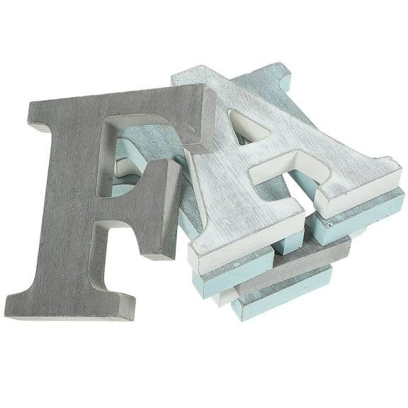 HAMPPLIES Home Wall Signs Decorative Wooden Letter Sign Wood 1 Set