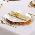 thumbnail image 2 of Placemat Snowkingdom, redondo, 33 cm, lámina dorada, purpurina, paquete de 24, 2 of 5