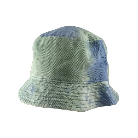 Top Headwear Tie-Dyed Bucket Hat - Sky