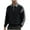 Black, variant on RongHuan Men's Big and Tall Sweatshirt Casual Quarter Zip Lapel Sweatshirts Color Block Long Sleeve Pullover Classic Fit Golf Shirts