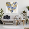 thumbnail image 2 of Stupell Industries Urban Blue Graffiti Heart Abstract Painting Gallery Wrapped Canvas Print Wall Art, 36 x 36, 2 of 7