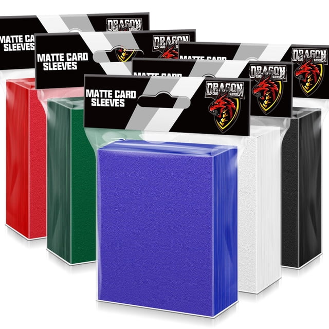 Fundas para tarjetas estándar Kitoyz, mate, con carga superior