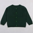 thumbnail image 5 of Chenyin Toddler Baby Knit Sweater for Girls Boys Spring Fall Sweater Kids Candy Color Unisex Cardigan Jacket 12 Months - 7 Years, 5 of 9