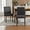 Dark Gray, variant on TacleeKii Dining Chairs Set of 2, Linen Kitchen Side Chairs with Wooden Legs, for Dining Room Restaurant, Dark Gray