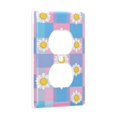 thumbnail image 2 of Yayeee Duplex Wall Plate 1-Gang 4.5"x2.7" Home Receptacle Light Switch Decorative Outlet Cover, Playful Daisy, 2 of 7