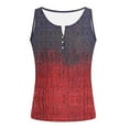 thumbnail image 4 of Womens Clothes Clearance under $5.00 Clothing Women's Summer Fashion Casual O-neck Sleeveless Printed Vest Tops, 4 of 5