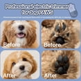 thumbnail image 6 of Electric Dog Paw Trimmer Low Noise Waterproof Rechargeable Pet Grooming Clipper with LED Light for Safe Hair Cutting, 6 of 6