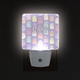 thumbnail image 3 of Cute Colorful Specters Halloween LED Night Light Sensor Lamp Plug-in Adjustable Brightness 2 Pack, 3 of 7