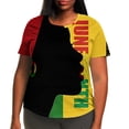 thumbnail image 1 of Simua Hauts Grande Taille pour Femmes Tunique Manches Courtes Col Rond Chemises Blouse Décontractée Douce Taille L-5TG, 1 of 6