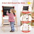 thumbnail image 4 of 3-in-1 Wooden Art Easel for Kids with Drawing Paper Roll, 4 of 5