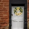 thumbnail image 4 of BNNG Christmas Wreaths For Front Door Artificial Christmas Wreath, Green, Elegance, White Lights, Decorated with Pine Cones, Berry Clusters, Ball Ornaments, Christmas Collection, 4 of 7