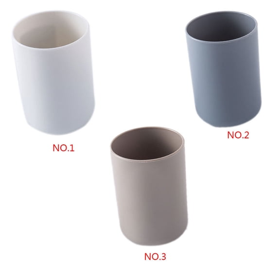 2Pcs/set Wall-mounted Toothbrush Holder Organizer Toothbrush Rack Environment-friendly Plastic Toothpaste Wash Cup Mug