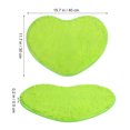 thumbnail image 2 of BRIGHTFUFU Alfombra Corazón Verde De Material Poliéster Para Con Atractivo, 2 of 6