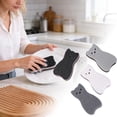 thumbnail image 4 of zhangmingg Cat Themed Scrub Sponge Set Efficient Kitchen Cleaning Tool Dishwashing Aid, 4 of 7